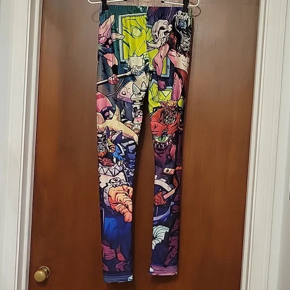 RARE Gwar Comic Book Leggings Size Large - Picture 4 of 7